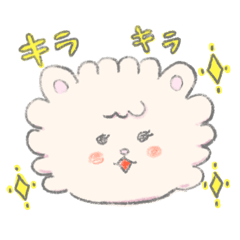 White Cat Lion sticker.