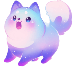 Sparkling Galaxy Puppy