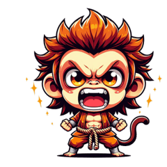 chibi angry animal