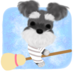 the moving schnauzer autumn