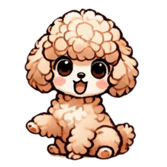 MERU_Toy Poodle Stamp