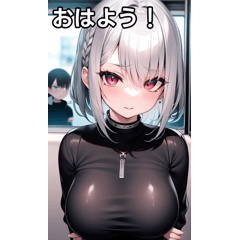 銀髪女子は電車が大好き