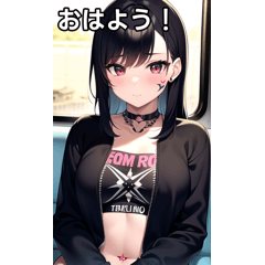 タトゥー女子は電車が好き７