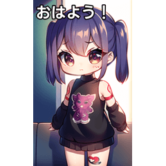 タトゥー女子は電車が大好き