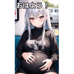 銀髪妊婦は電車が好き