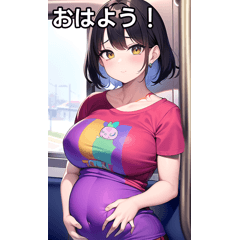 タトゥー妊婦は電車に乗る２