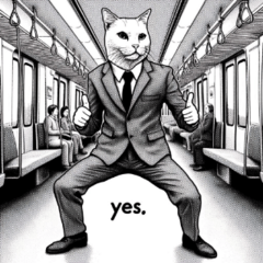 Surreal Suit Cats #39