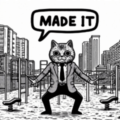 Surreal Suit Cats #38