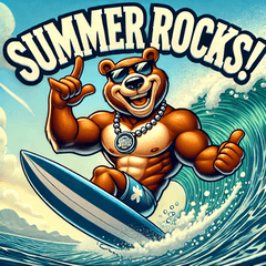 Summer Surfer Animals!