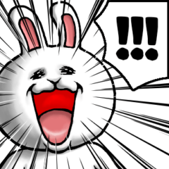 どうぶつが大好き02うさぎ_pop8日常会話2