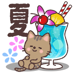 Kitten Stickers (Summer)