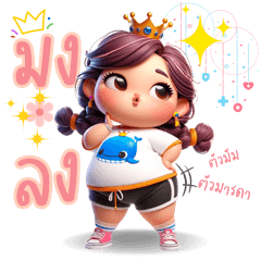 Chubby girl cute tuinui