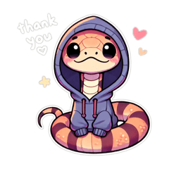 Hoodie Snake