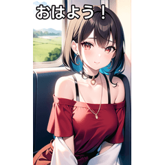 ピアス女子は電車が大好き
