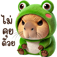 Capybara Green Frog