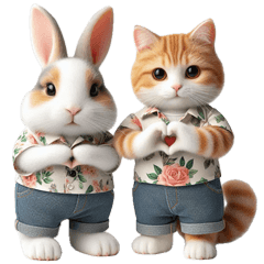 Greeting CAT& Rabbit (SAY)