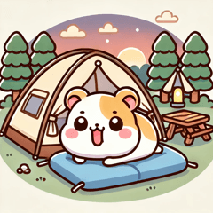 Camping Fun with Hamster