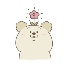 Pocha bear with flowers