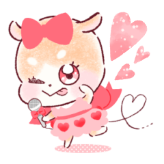 Hamumi's greeting stamp
