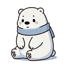 Polar bear Sticker(Polar bear)