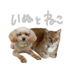 Dog and Cat -Erai's stamp-