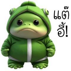 Funny fat frog (Kum-muang)