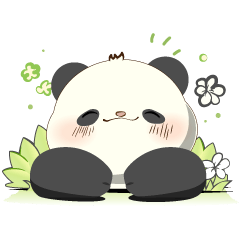 Panda 'Ah Yuan'_Life Stickers