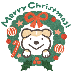 Shiba(柴犬＆柴犬小狗狗) 聖誕魔幻