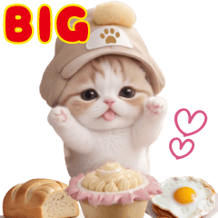 scottish fold Gourmet big sticker