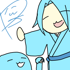 冷音スライムワールド入りスタンプ