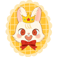 fairy tale animals happy stickers