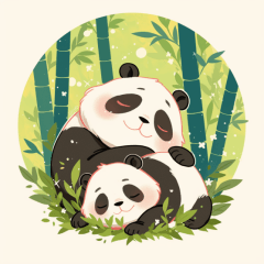 "Pandamonium" Cute Panda Stickers - 18