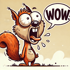 Funny Squirrel Stickers @SFW