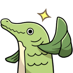 Odd ALLIGATOR GAR Sticker2