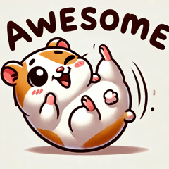 Silly Hamster Sticker Set@SFW