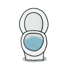 I'll go to the toilet first