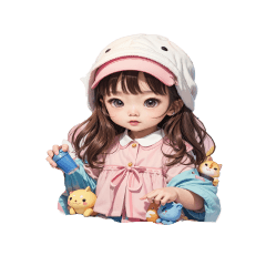 A cute doll girl 2