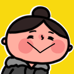 LINE stickers with easy-to-read text