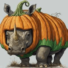 Hippo Happy Halloween