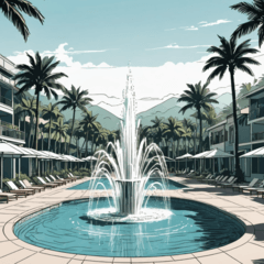 Beautiful Fountain Landscapes