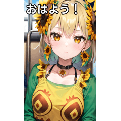 ひまわり女子は電車が好き