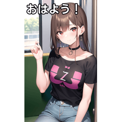 Z女子は電車に乗る