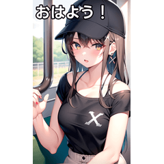 X女子は電車に乗る２