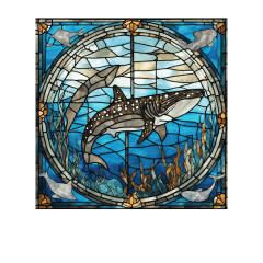 Stained Glass Sea Creatures