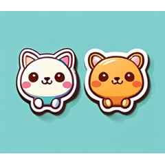 Kawaii Zoo stickers_P3