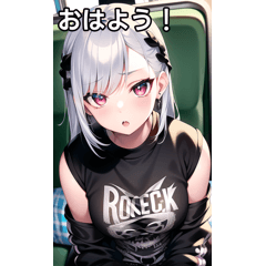 銀髪女子は電車に乗る２