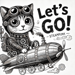 Steampunk Cat Adventure