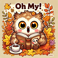 Autumn Reading Owl