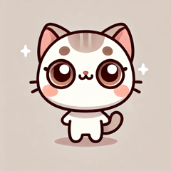 Chibi Cat Character