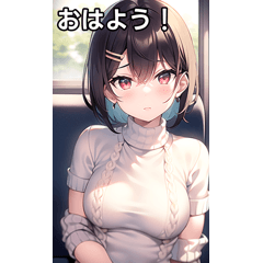 髪留め女子は電車に乗る３